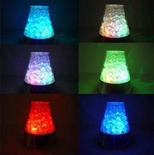 Load image into Gallery viewer, Ice Fiber Optic Light with Color-changing Crystal Base