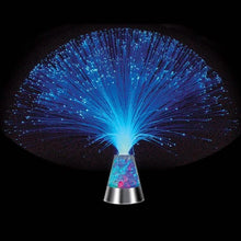 Load image into Gallery viewer, Ice Fiber Optic Light with Color-changing Crystal Base