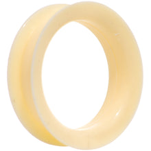 Load image into Gallery viewer, 38mm Peach Flesh Tone Silicone Ultra Soft Double Flare Tunnel Plug Set