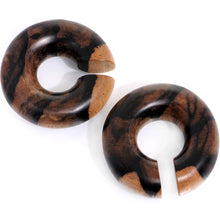 Load image into Gallery viewer, 5/8 Organic Areng Wood Circular Plug Set