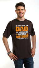 Load image into Gallery viewer, I'm a Proud Dad Men's Bamboo Viscose/Organic Cotton Short Sleeve Graphic T-Shirt