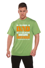 Load image into Gallery viewer, I'm a Proud Dad Men's Bamboo Viscose/Organic Cotton Short Sleeve Graphic T-Shirt