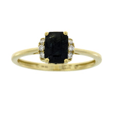 Load image into Gallery viewer, 1.38ct Sapphire Diamond Ring 14KT Yellow Gold
