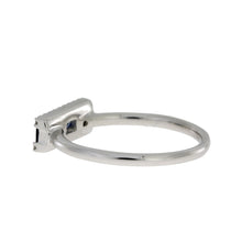 Load image into Gallery viewer, .63ct Diamond Sapphire Ring 14KT White Gold