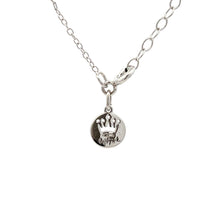 Load image into Gallery viewer, .08ct Black Diamond Animal Pendant Sterling Silver