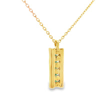 Load image into Gallery viewer, .30ct Emerald Diamond Fashion Pendants 14KT Yellow Gold