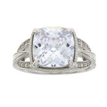 Load image into Gallery viewer, Cubic Zirconium Ring Sterling Silver