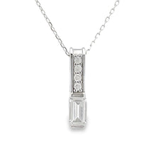 Load image into Gallery viewer, .06ct Zircon Diamond Fashion Pendants 10KT White Gold