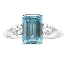 Load image into Gallery viewer, 2.50ct Lab Grown Diamond Eng Only 14KT White Gold