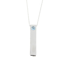 Load image into Gallery viewer, Blue Topaz Fashion Pendants Sterling Silver