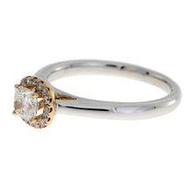 Load image into Gallery viewer, .62ct Diamond Diamond Eng Only 14KT 2 Tone Gold