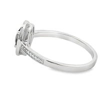 Load image into Gallery viewer, .42ct Quartz Diamond Ring 10KT White Gold