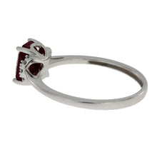 Load image into Gallery viewer, 1.38ct Ruby Diamond Ring 14KT White Gold