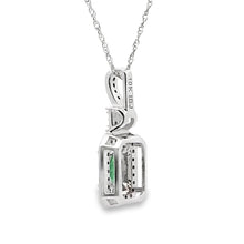 Load image into Gallery viewer, .57ct Emerald Diamond Fashion Pendants 10KT White Gold