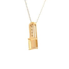 Load image into Gallery viewer, .06ct Citrine Diamond Fashion Pendants 10KT Yellow Gold