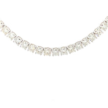 Load image into Gallery viewer, 45.00ct Moissanite Tennis Necklace Sterling Silver