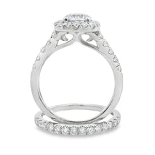 Load image into Gallery viewer, Lab Grown Diamond Engagement Ring Set 10KT White Gold