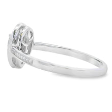 Load image into Gallery viewer, .46ct Quartz Diamond Ring 10KT White Gold