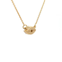Load image into Gallery viewer, Sapphire Diamond Fashion Pendants 14KT Yellow Gold