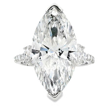 Load image into Gallery viewer, 9.85ct Lab Grown Diamond Eng Only 14KT White Gold