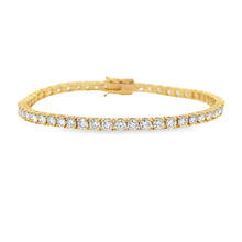 Load image into Gallery viewer, 5.50ct Diamond Tennis Bracelet 18KT Yellow Gold