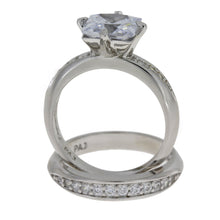 Load image into Gallery viewer, Cubic Zirconium CZ SS Bridal Sterling Silver
