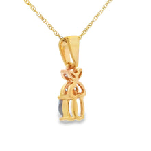 Load image into Gallery viewer, Tanzanite Diamond Fashion Pendants 10KT Yellow Gold