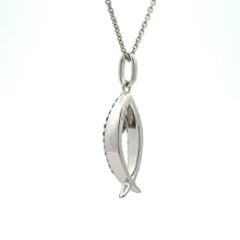 Load image into Gallery viewer, .17ct Cross Religious Pendant Sterling Silver 10KT Gold