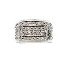 Load image into Gallery viewer, Natural 2.04ct Diamond Mens Ring 10KT White Gold