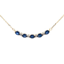 Load image into Gallery viewer, Sapphire Diamond Fashion Pendants 10KT Yellow Gold