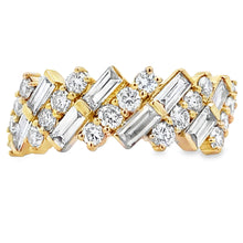 Load image into Gallery viewer, Lab Grown Diamond Fashion band rings 14KT Yellow Gold