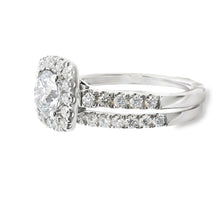 Load image into Gallery viewer, Lab Grown Diamond Engagement Ring Set 10KT White Gold