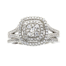 Load image into Gallery viewer, Cubic Zirconium CZ SS Bridal Sterling Silver