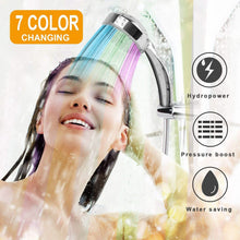 Load image into Gallery viewer, iMounTEK Color-Changing Hydropower LED Shower Head