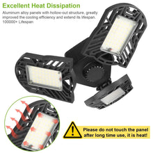 Load image into Gallery viewer, iMounTEK E26 /E27 80W 7000LM 6500K LED Garage Ceiling Light