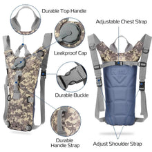 Load image into Gallery viewer, iMountek Tactical Hydration Pack 3L Water Bladder