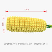 Load image into Gallery viewer, Indestructible Tough Durable Chew Corn Squeaker Interactive Dog Toys
