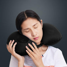 Load image into Gallery viewer, Inflatable Air Pillows U Shaped Portable Sleeping Break Neck Pillow Nap Head Rest Cushion for Outdoor Camping Travel Hiking Car Functional Inflatable Neck Pillow Inflatable U Shaped Travel Pillow Car Head Neck Rest Air Cushion for Travel Neck Pillow