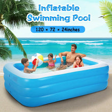 Load image into Gallery viewer, Inflatable Family Swimming Pool