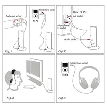 Load image into Gallery viewer, MH2001 Wireless Headphones 5-in-1 Functionality with FM Radio & TV Support On-Ear