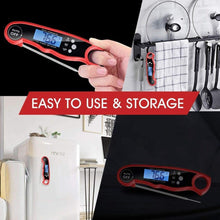 Load image into Gallery viewer, Instant Read Meat Thermometer Upgraded Instant Read Meat Thermometer 2-in-1 Ultra Fast Digital Meat Thermometer for Cooking Oven Safe Food Thermometer Waterproof Ultra Fast Digital Food Water Milk Thermometer for Outdoor Cooking BBQ and Kitchen