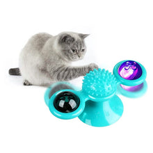 Load image into Gallery viewer, Interactive Massage Scratching Tickle Toy With Catnip And Led Ball For Indoors Cats