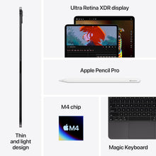 Load image into Gallery viewer, iPad Pro 11‑inch (2024) Nano‑Texture – M4 10‑Core CPU/GPU • Cellular 5G – 16GB RAM 1TB SSD • AppleCare+ 10/26
