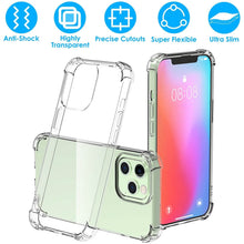Load image into Gallery viewer, iPhone Shockproof Clear Phone Case Soft TPU