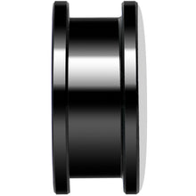 Load image into Gallery viewer, Man Woman Floral Silhouette Black Anodized Screw Fit Plug Set 20mm