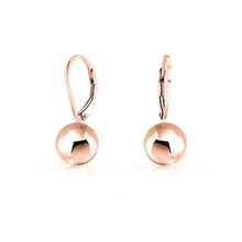 Load image into Gallery viewer, Italian Sterling Silver Leverback Ball Earrings