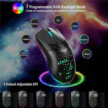 Load image into Gallery viewer, J900 Honeycomb Hollow Wired Gaming Mouse