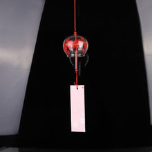 Load image into Gallery viewer, Japan Style Hand-paint Sakura Glass Wind Chimes Creative Gifts Painted Window & Door Hanging Bells Decorations Hanging Wind Chime Pendant Label Chimes Wind Bells Gift For Mom Home