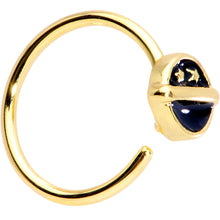 Load image into Gallery viewer, 20G 5/16 Gold Tone Starry Sky Seamless Circular Ring