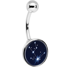 Load image into Gallery viewer, Zodiac Constellation Taurus Belly Ring